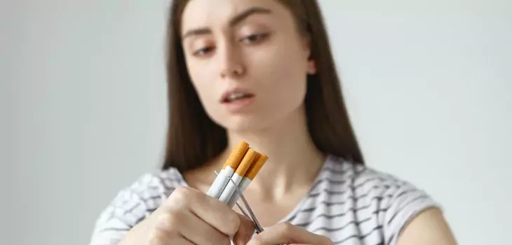 cutting cigarettes