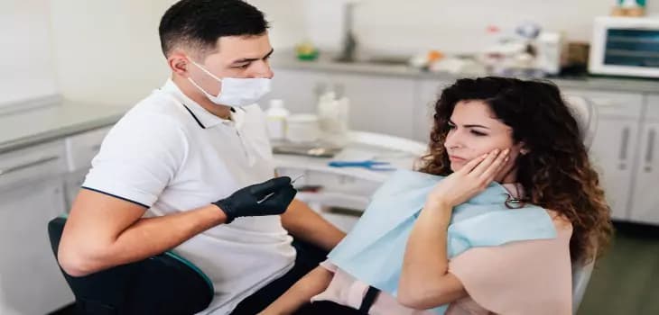 an young woman is going for regular dental checkup